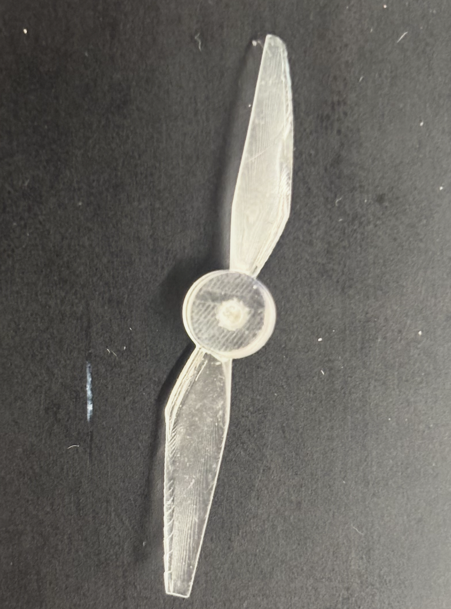 3D-printed resin propeller