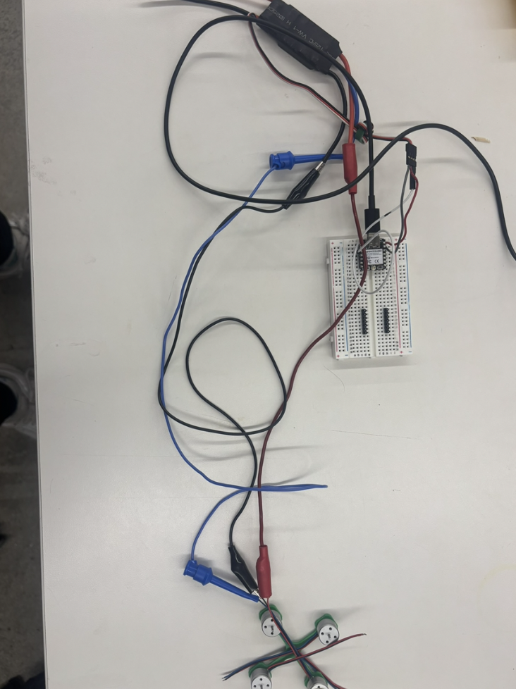 Early board attempt with an external ESC