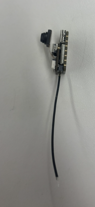 ELRS radio receiver with antenna